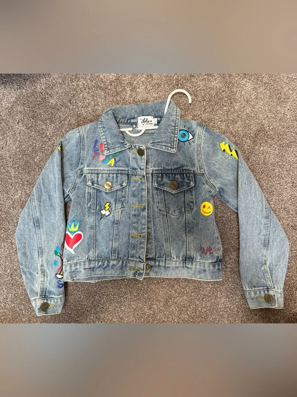 LOLA AND THE BOYS JEAN JACKET